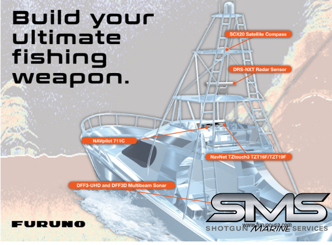 Furuno dff3 uhd setup on your vessel - high power echo chirp multi frequency Sonar