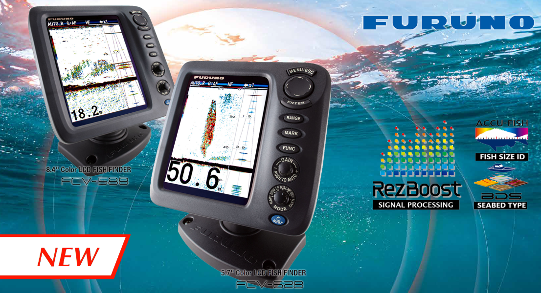 to the new FURUNO FCV 588 The ultimate Fishfinder Shotgun